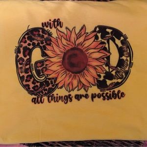 Vibrant yellow sublimation T
